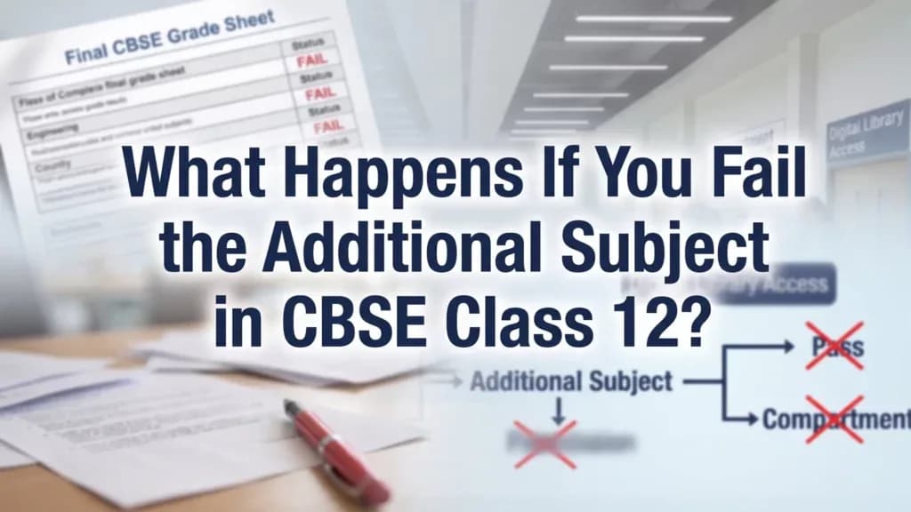 What Happens If You Fail Additional Subject in CBSE Class 12?