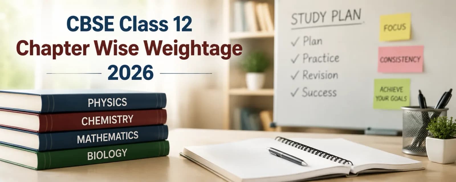 CBSE Class 12 Chapter Wise Weightage 2026 | Angle Tuition